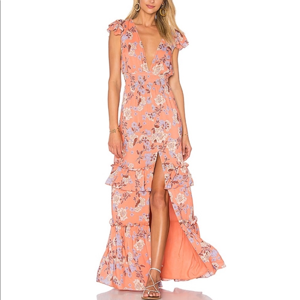 X revolve Lina maxi dress